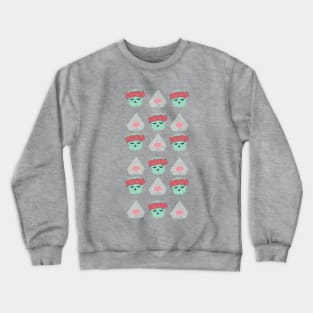 Flowers and Skulls Crewneck Sweatshirt